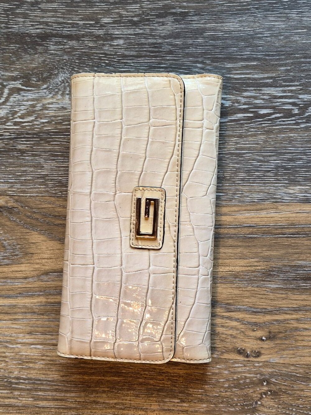 Guess Faux Crocodile Wallet